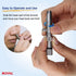 ROYAL Premium Nose Hair Trimmer for Men - Silver Bullet, Manual, Battery-Free, Stainless, Waterproof, Painless ET-3