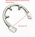 HYSHGJY (34mm Stainless Steel Anti-off spike ring for Male Cock Cage Metal Chastity Devices Accessories Hole spacing)