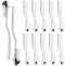 Yinkin Kitchen Scrub Brush Bulk, Mini Grout Brush for Household Cleaning, 12 Stiff Bristle Brushes