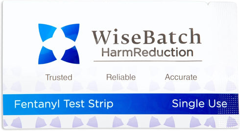 WiseBatch Harm Reduction Pack (25) #1 99% <2 WiseBatch Fentanyl Test Strip + MicroScoop and Instructions