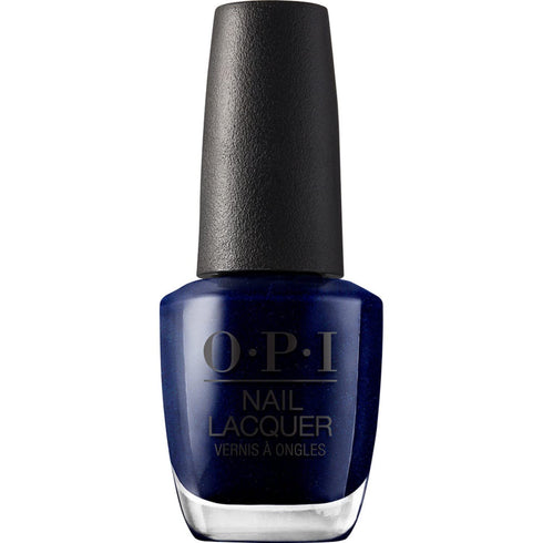 OPI Nail Lacquer, Opaque Dark Blue Purple Shimmer, Chip Resistant, Vegan, Fast Drying