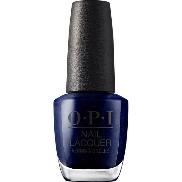 OPI Nail Lacquer, Opaque Dark Blue Purple Shimmer, Chip Resistant, Vegan, Fast Drying