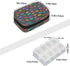 Skerhhux 7 Colorful Paw Art Pill Case Travel Pill Organizer Weekly Day Portable with Zipper Medicine Box Pill Case