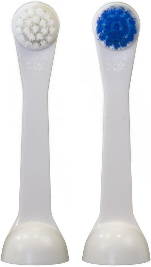 Cybersonic Classic Compact Replacement Brush Heads, Compatible With All Cybersonic Electric Toothbrushes (2 Pack)
