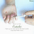 Premium Small Curved Cuticle Scissors, Stainless Steel Manicure & Beauty Scissor for Women