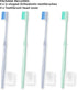 Y-Kelin 4 Pcs U-Shaped Orthodontic Toothbrush, Soft Bristle with 4 Toothbrush Head Covers for Effective Cleaning Teeth