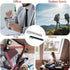 Tvoip 7 Portable Pill Case Keychain Waterproof Days Pill Holder Travel Pill Container Portable Medicine Keychain Daily