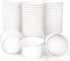 Sheriffdrink Ice Cream Paper Cups 4 oz Frozen Yogurt Cup White Dessert Bowls
