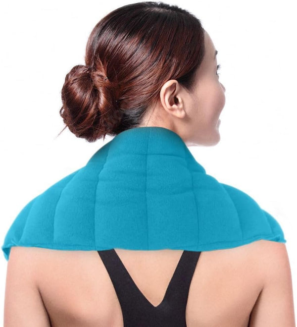 Microwavable Heating Pads - 1 Piece Natural Moist Heat Pad for Back Pain, Neck and Shoulders, Nerve, Cramps, Lower