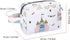 HUA ANGEL Travel Makeup Bag, Large Capacity Cosmetic Bag for Women, Waterproof Toiletry Organizer
