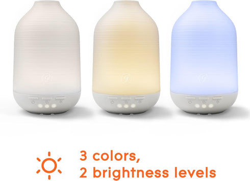 Glade Aromatherapy Diffuser & Essential Oil, Uplift Your Day Scent, Air Freshener for Home, Notes of Orange & Neroli,