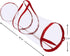 Primode Wrapping Paper Storage Bag, Gift Wrap Organizer for 40 Inch Rolls, Heavy Duty Clear PVC Bag (Red)