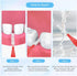 50 Pcs Interdental Brushes in 4 Sizes, Dental Soft Toothpicks for Braces, Oral Hygiene Slim Cleaning Tool