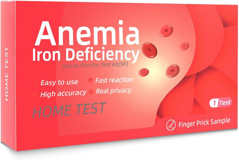 Kueysing Iron Deficiency Test kit for Children and Adults, Rapid Home Test