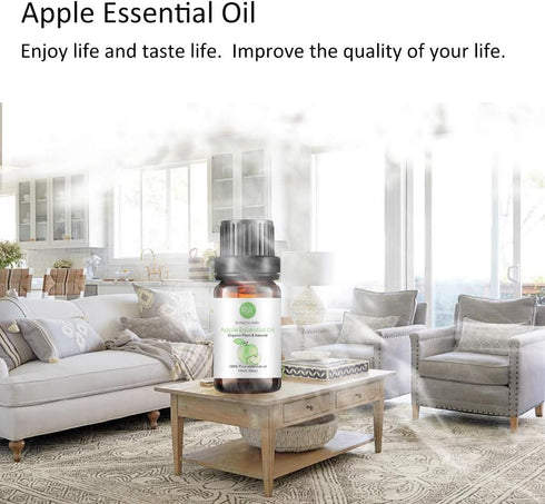 Rainbow Abby 2-Pack Apple Essential Oil, Pure, Undiluted, Therapeutic Grade - 2x10 mL