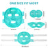Ice Face Eye Mask for Dark Circles and Puffiness, Cold Warm Compress Gel Mask Package for Women and Men
