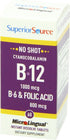 Superior Source No Shot Vitamin B12 (1000 mcg), B6, Folic Acid, Quick Dissolve Tablets, 60 Count