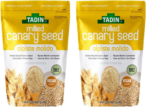 Ground Canary Seed 100% Natural Dietary Supplement for Human Consumption (2 P...) by Tadin