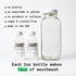 Mouthwash Concentrate Peppermint - Alcohol & Fluoride Free, Natural for Bad Breath - 2 Pack, 2 Oz Each - Zero Waste