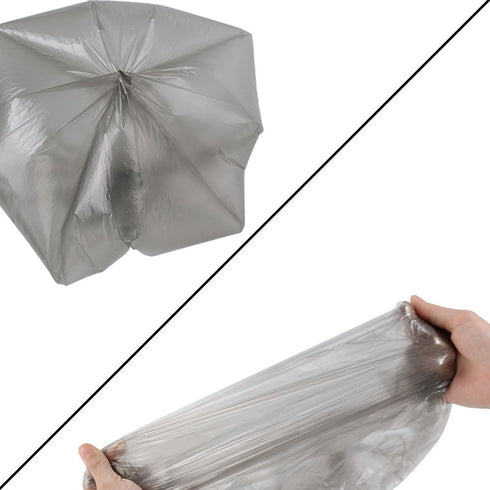 7 Gallon Kitchen Garbage Bags - Grey Trash Bags