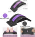 Back Stretcher for Lower Back Pain Relief, Adjustable Lumbar Massager, Back Stretching Device for Sciatica Pain Relief