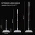 Magic Broom Floor Squeegee Pet Hair Remover, 51.77" Long Handle Silicone Squeegee for Carpet and Liquid Spills
