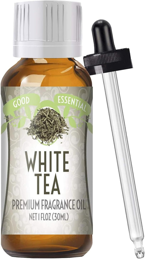 Good Essential - Professional White Tea Fragrance Oil 30ml for Candles, Soaps, Lotions, Diffuser - 1 fl oz