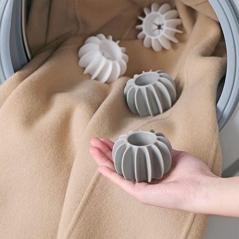 Reusable Magic Laundry Balls, 5/10 Laundry Balls Tangle Free for Washing Machines, Silicone Steamer Dryer Balls Washer Balls Laundry Balls (5pcs)
