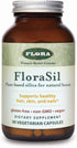 Flora FloraSil 90 Veg Capsules - Silica Supplement with Horsetail Extract for Hair, Skin, Nails
