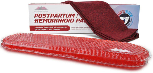 FOMI Care Hemorrhoid Gel Bead Ice Compress | 2 Pack, 3 Sleeves for Hot and Cold Treatment