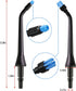 MySmile 10 Pcs Replacement Jet Tips, Water Dental Flosser Nozzle Set, Compatible with MySmile Cordless Select