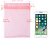 HRX Package Organza Bags Blush Pink - 5x7 inch 100pcs, Mesh Jewelry Pouches for Wedding Baby Shower Party