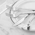 200PCS Silver Plastic Silverware - Heavy Duty Disposable Cutlery Set of 100 Forks, 50 Spoons, 50 Knives for Parties &