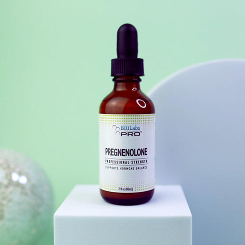 Pregnenolone Oil - Natural Bio-identical Hormone Balance Supplement, 2oz Bottle - Six Month Supply