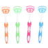 Tongue Scraper - Plastic Tongue Cleaning Brush, Portable Freshen Breath Tool for Oral Care