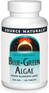 Source Naturals Blue Green Algae from Klamath Lake, Algae Superfood Supplement, 500 mg, 100 Tablets