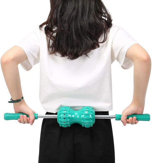 ZJchao Muscle Roller Massage Stick, Multifunctional Magnet Massage Roller Reduce Muscle Soreness Tightness Leg Cramps