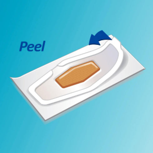 Nexcare Clear Waterproof Bandages, Assorted Sizes, 100-Pack, Clear