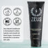 ZEUS Beard Conditioner Wash, Green Tea & Natural Ingredients to Cleanse & Soften Beard, Vanilla Rum, 8 oz.
