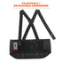 Ergodyne ProFlex 1600 Back Support Brace, 9" Extended Support, Small, Black