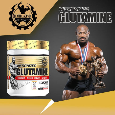 Dexter Jackson Gold Series Micronized Glutamine - 60 Serving, 300g