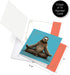 The Best Card Company - 20 Blank Yoga Animal Cards, All Occasion Kids Set (4 x 5.12 Inch, 10 Designs)