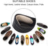 Dr. Foot's Heel Grips Liner Insert for Loose Shoes - Non-Slip Shoe Inserts Preventing Heel Slipping and Rubbing (Beige)