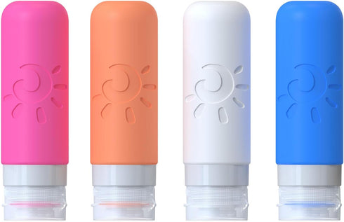 TSA Approved Travel Bottles for Toiletries, 3oz Leak Proof Containers for Shampoo Conditioner Lotion Body Wash