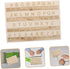 KOMBIUDA Braille Alphabet Learning Board - Portable Educational Tool