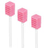 Disposable Oral Swabs, 100 Pack, Sterile Dental Sponge Swabsticks for Mouth & Gum Cleaning - Unflavored Sponge and
