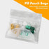 Pill Pouch Bags - (Pack of 400) 3" x 2.75" Disposable Zipper Pills Baggies for Daily AM PM Travel Organizer