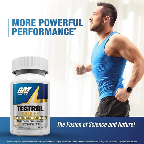 GAT SPORT Testrol Gold ES, 60 Tablets for Estrogen Balance with Tribulus and DIM