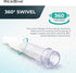 Oxygen Tubing Swivel Connectors 5-Pack, Cannula Hose Tube Connectors, 360-Degree Rotation, Medical Home Use