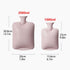 RLPPBMD Bag(Green,1000ml) Hot Water Bottle Water Filled Hot Water Bag Cute Plush Foot Warmer Hand Warmer Waist Hot